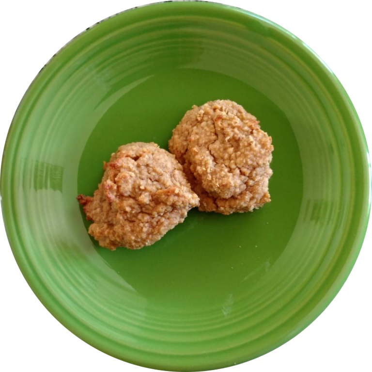 two cookies on a plate