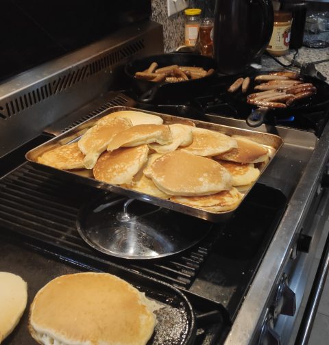Pancake on Griddle