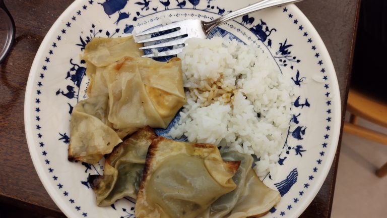 Vegetarian Crab Potstickers