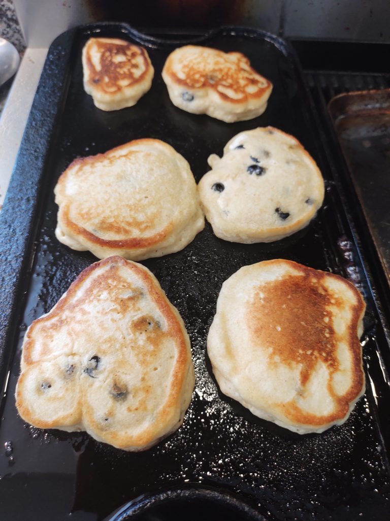 Blueberry Ricotta Perfect Pancakes