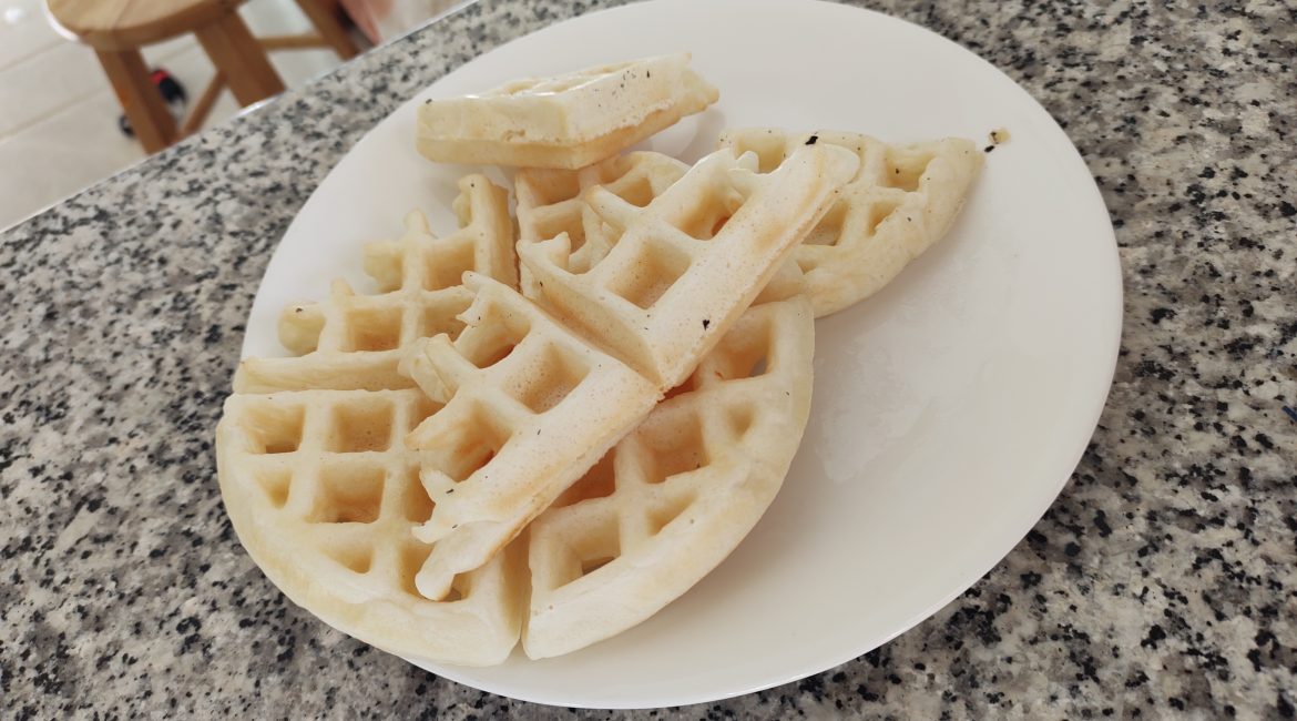 Egg White Waffles - The Redneck Vegetarian