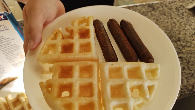 Egg White Waffles