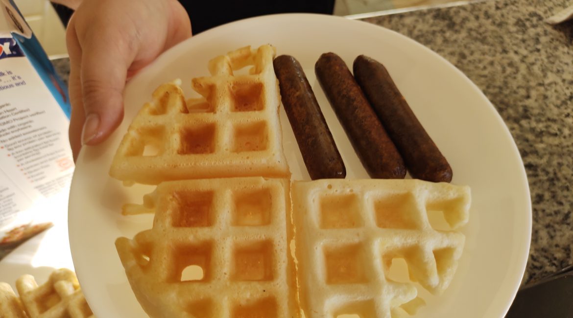 Egg White Waffles - The Redneck Vegetarian