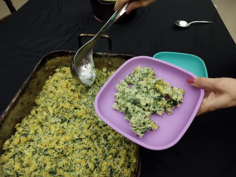 Spinach Artichoke Pasta Bake