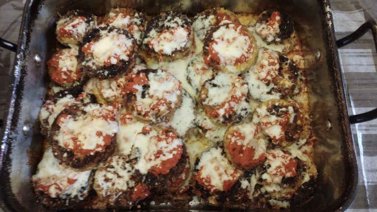 Grandma Pauline’s Eggplant Parmigiana