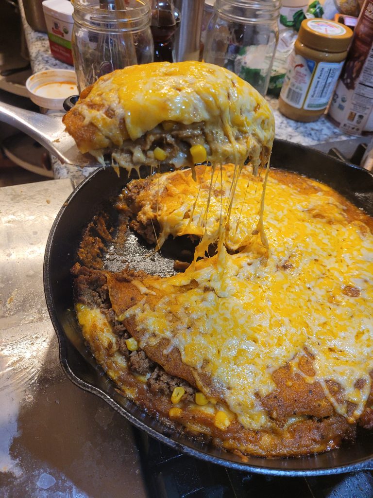 Easy Tortilla Cast Iron Bake