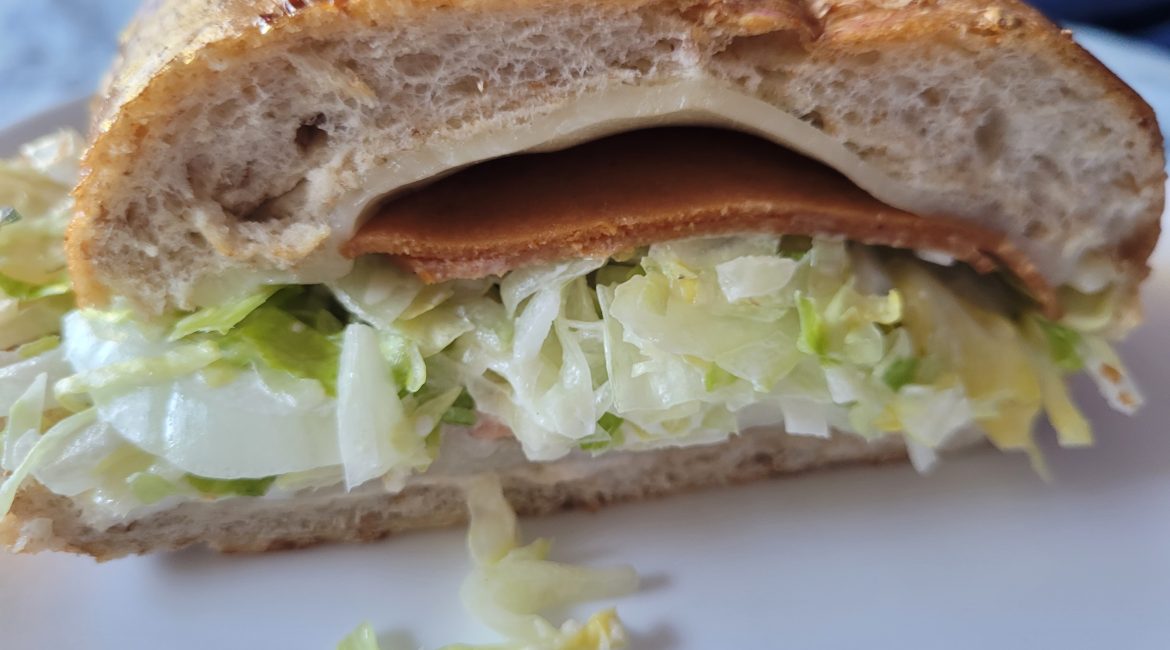 The viral grinder sandwich made veggie😍 #grindersandwich #viralfood #, grinders sandwich
