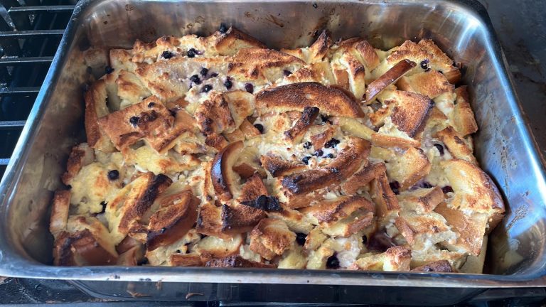 Blueberry Ricotta Breakfast Casserole