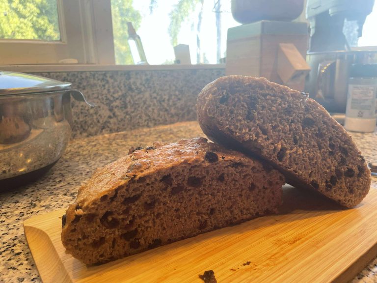 🍇✨ One-Day Raisin Sourdough